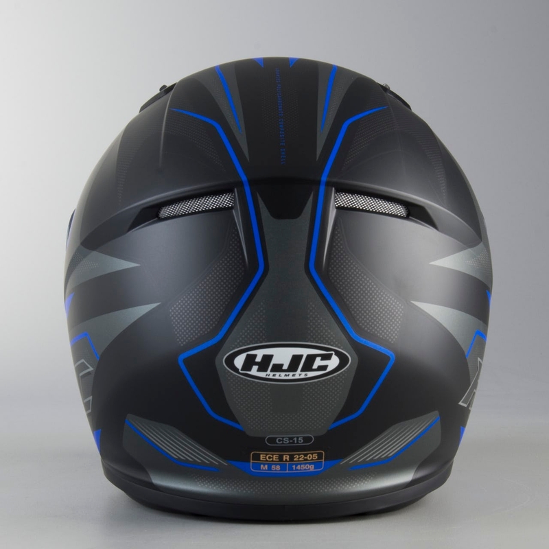 Integralna motociklistička kaciga HJC CS-15 Trion MC2SF sivo-plava
