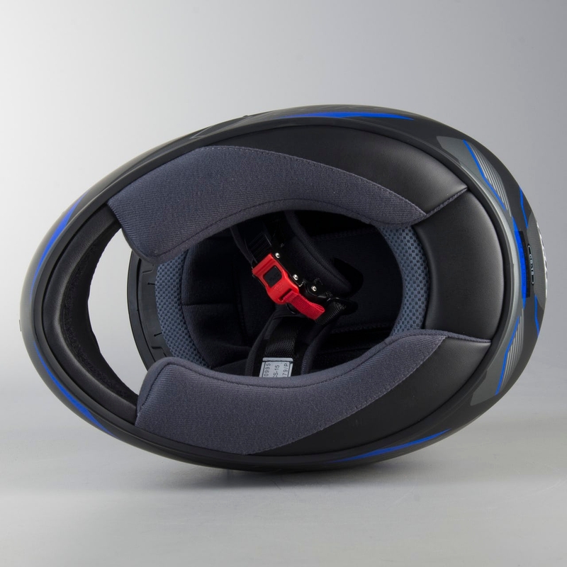 Integralna motociklistička kaciga HJC CS-15 Trion MC2SF sivo-plava