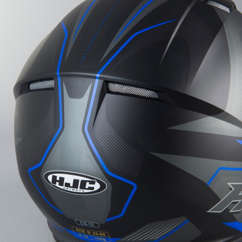 Integralna motociklistička kaciga HJC CS-15 Trion MC2SF sivo-plava