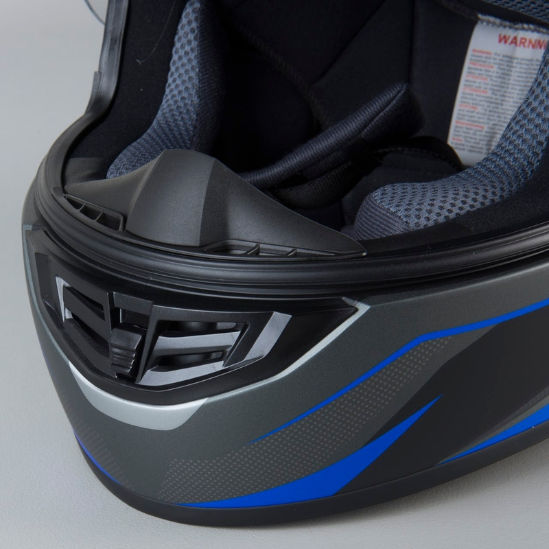 Integralna motociklistička kaciga HJC CS-15 Trion MC2SF sivo-plava