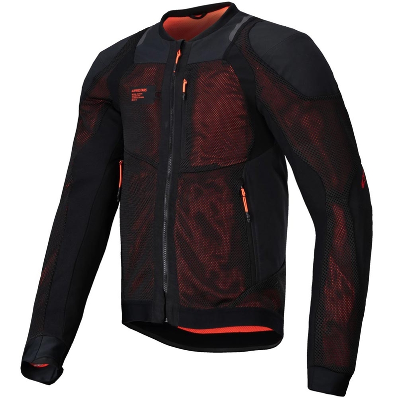 Alpinestars TROOP-AIR PRO motociklistička jakna crno-fluo crvena