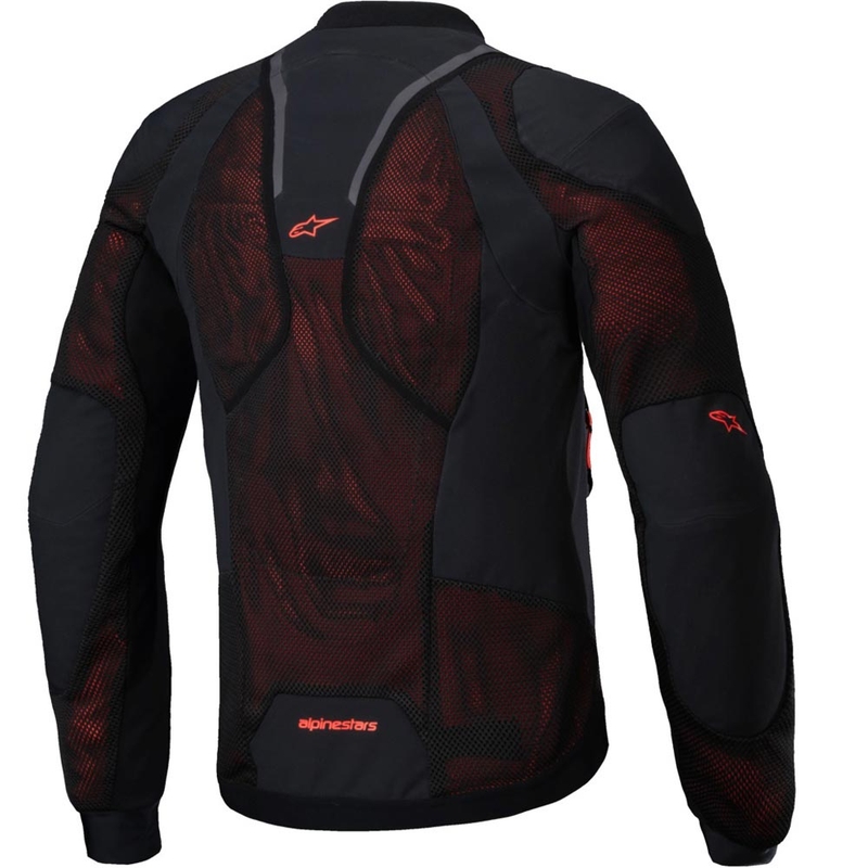 Alpinestars TROOP-AIR PRO motociklistička jakna crno-fluo crvena