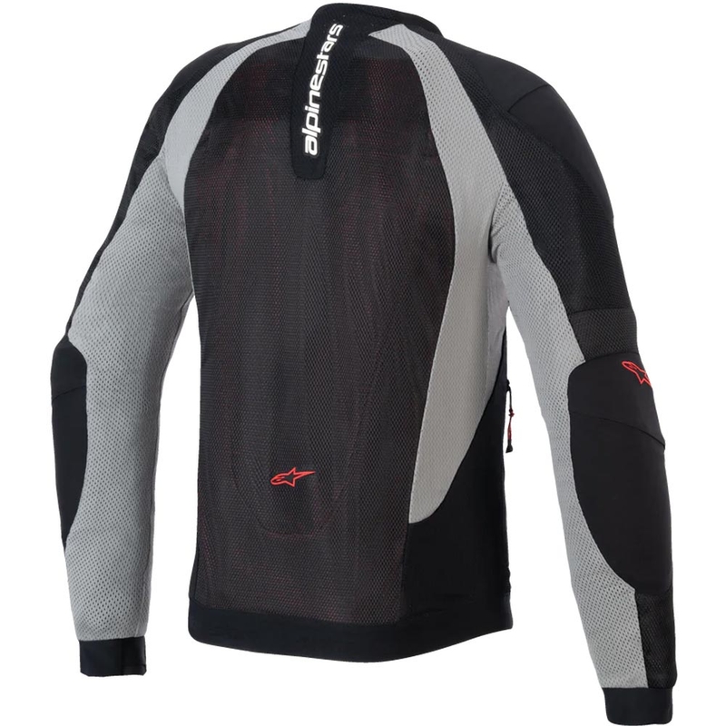 Alpinestars TROOP-AIR PRO motociklistička jakna crna-svijetlo siva-crvena