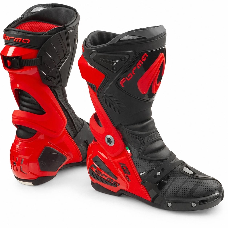 Motociklističke čizme Forma Ice Pro Flow crveno-crne