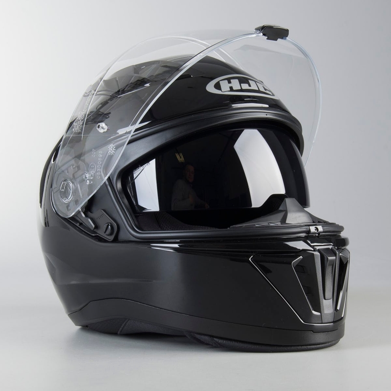 Crne sjajne integralne motociklističke kacige HJC i70 rasprodaja