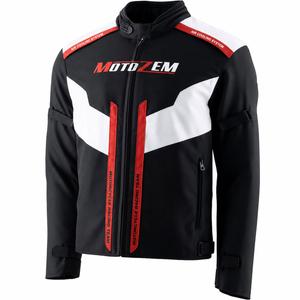 Motozem Team 2 motociklistička jakna crno-bijela