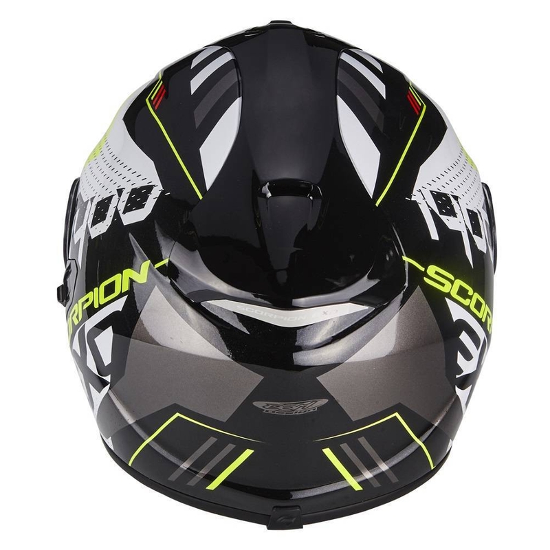 Integralna motoristička kaciga Scorpion Exo-1400 Air T-shirt black-fluo yellow rasprodaja