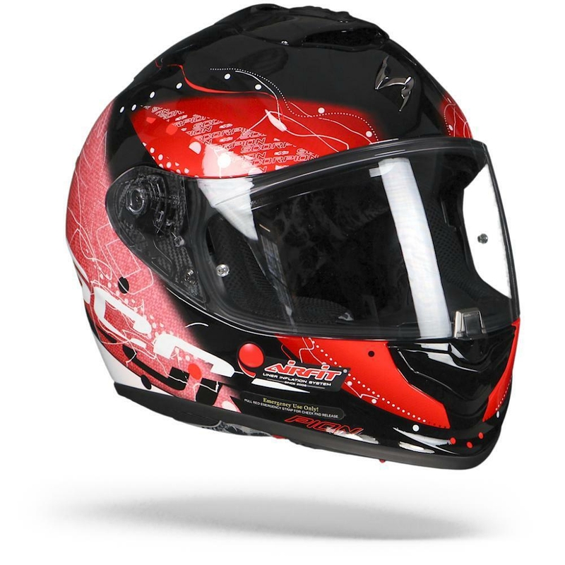 Scorpion EXO-1400 Air Classy integralna kaciga crno-crvena