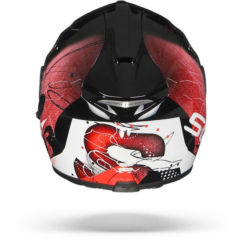 Scorpion EXO-1400 Air Classy integralna kaciga crno-crvena