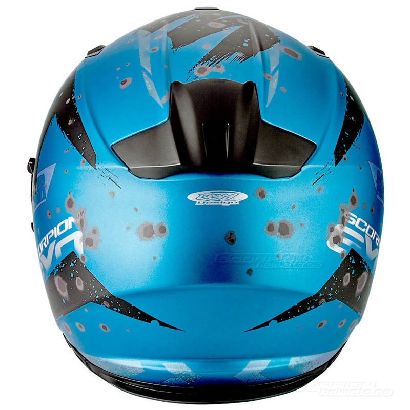 Integralna motociklistička kaciga Scorpion EXO-510 Air Marcus plava mat-crna
