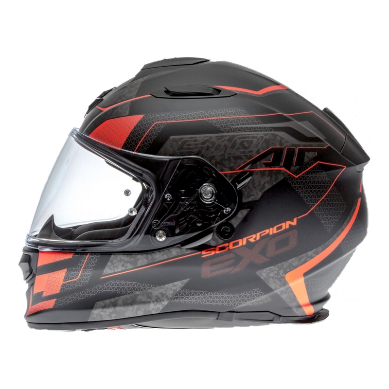 Scorpion EXO-510 Air Galva crna mat crvena Integralna motoristička kaciga rasprodaja