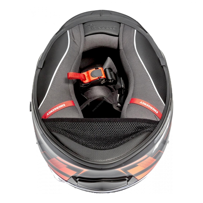 Scorpion EXO-510 Air Galva crna mat crvena Integralna motoristička kaciga rasprodaja