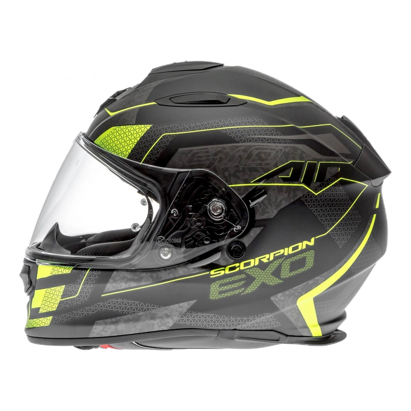 Scorpion EXO-510 Air Galva Integral motociklistička kaciga crna mat žuta rasprodaja