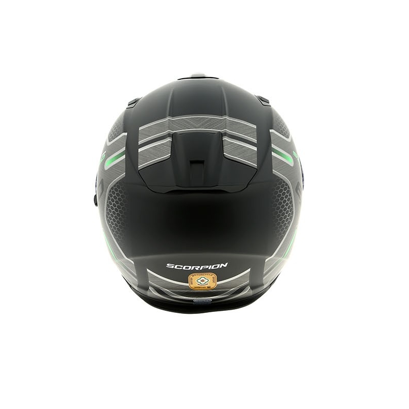 Integralna motociklistička kaciga Scorpion EXO-510 Air Route crna mat-zelena