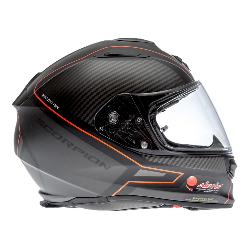 Scorpion EXO-510 Air Frame integralna kaciga crno-crvena