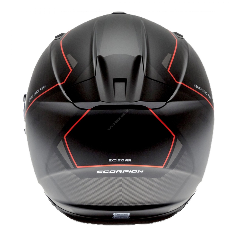 Scorpion EXO-510 Air Frame integralna kaciga crno-crvena