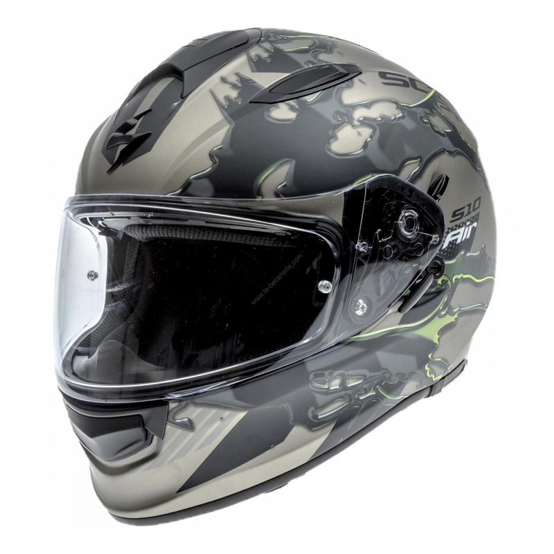 Scorpion EXO-510 Air Likid kaciga za cijelo lice Titanium-Fluo Yellow rasprodaja