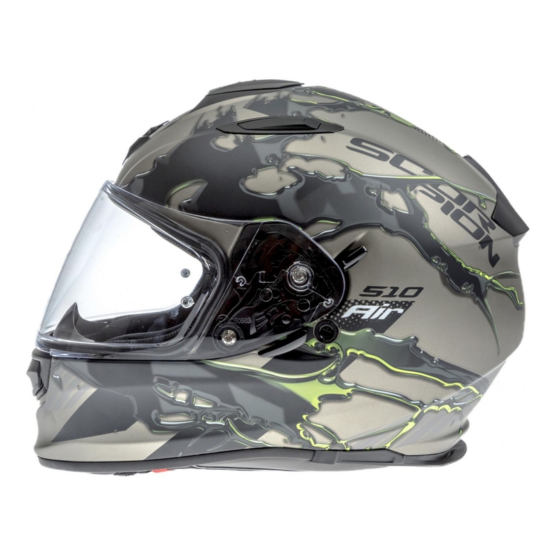 Scorpion EXO-510 Air Likid kaciga za cijelo lice Titanium-Fluo Yellow rasprodaja