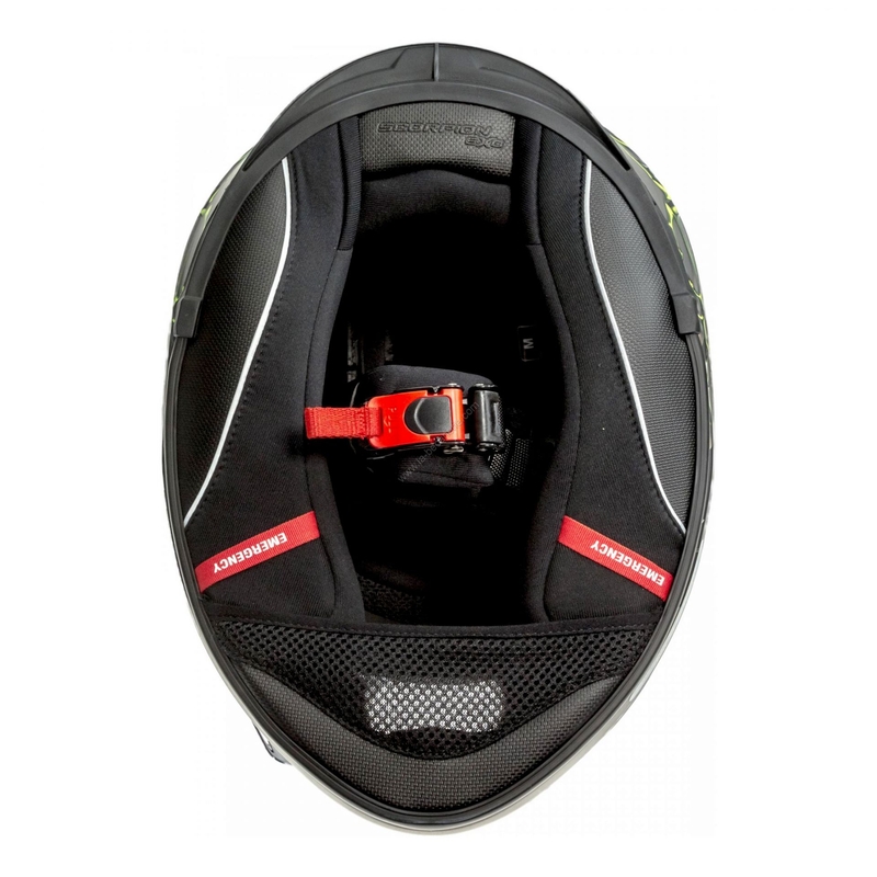 Scorpion EXO-510 Air Likid kaciga za cijelo lice Titanium-Fluo Yellow rasprodaja