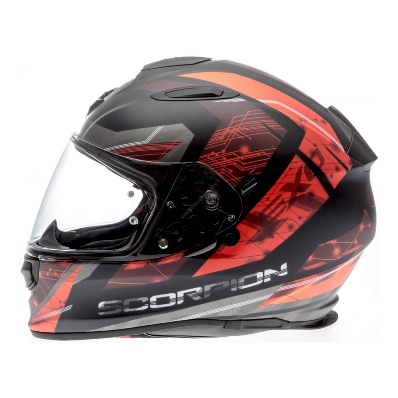 Scorpion EXO-510 Air Clarus integralna kaciga crno-crvena