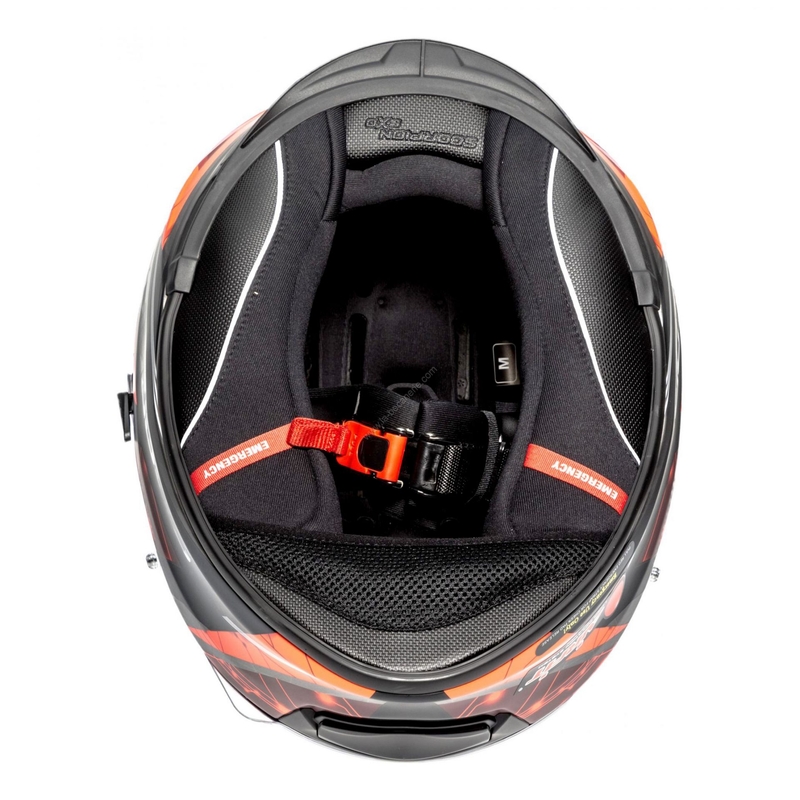 Scorpion EXO-510 Air Clarus integralna kaciga crno-crvena
