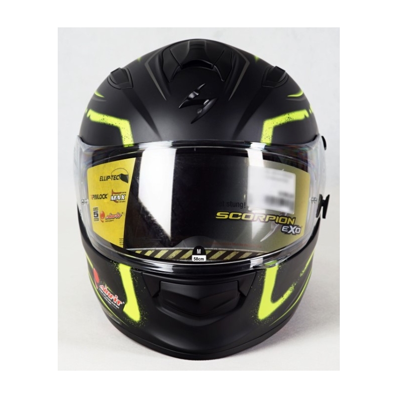 Scorpion EXO-510 Air Radium integralna kaciga crno-fluo žuta