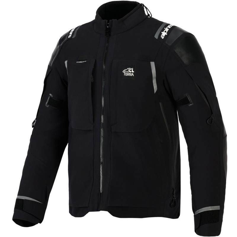 Alpinestars Andes PRO Drystar XF motociklistička jakna crno-tamno siva