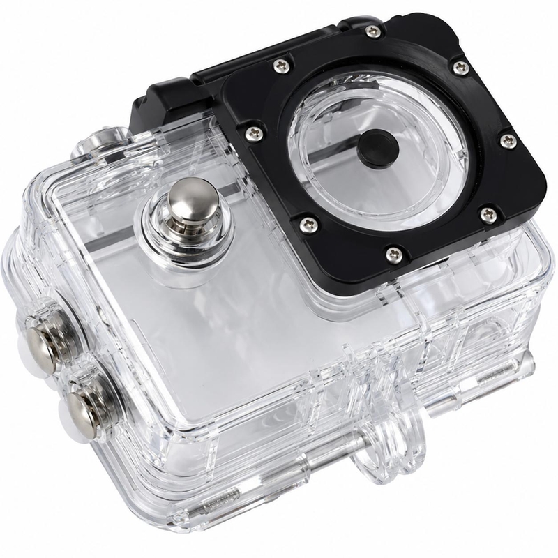 Vodootporna torbica za akcijsku kameru MaxTo Action Cam 5K, prozirna