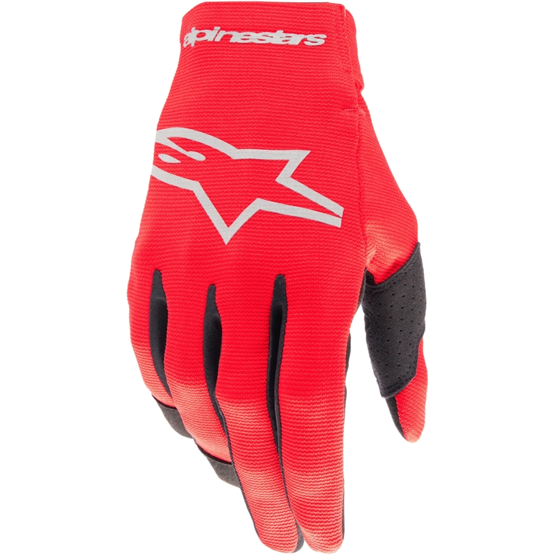 Alpinestars Radar crveno-srebrne motokros rukavice