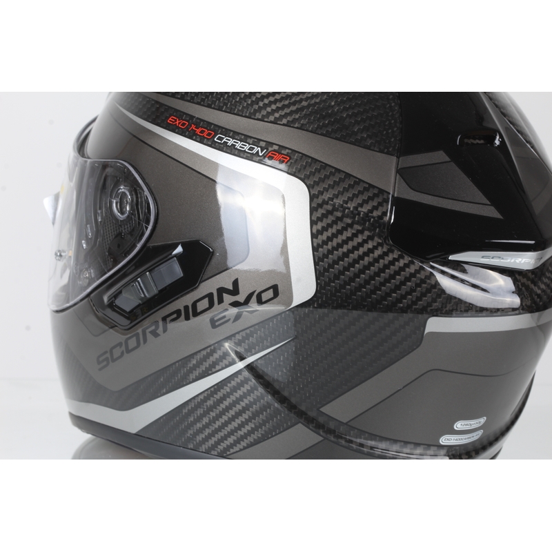 Scorpion EXO-1400 Carbon Air Esprit Full Face kaciga crno-srebrna rasprodaja