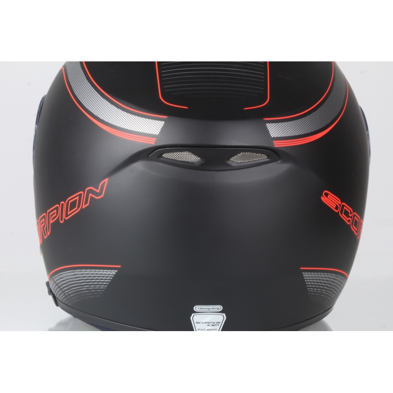 Motoristička kaciga na preklop Scorpion EXO-3000 Stroll crna mat-crvena rasprodaja