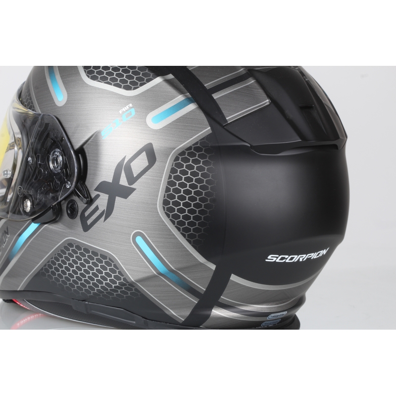 Integralna motociklistička kaciga Scorpion EXO-510 Air Route crna mat-plava