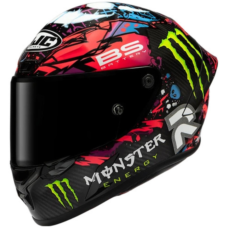 Integralna motociklistička kaciga HJC RPHA 1 V2 Carbon Funky Diablo MC8 crno-višebojna