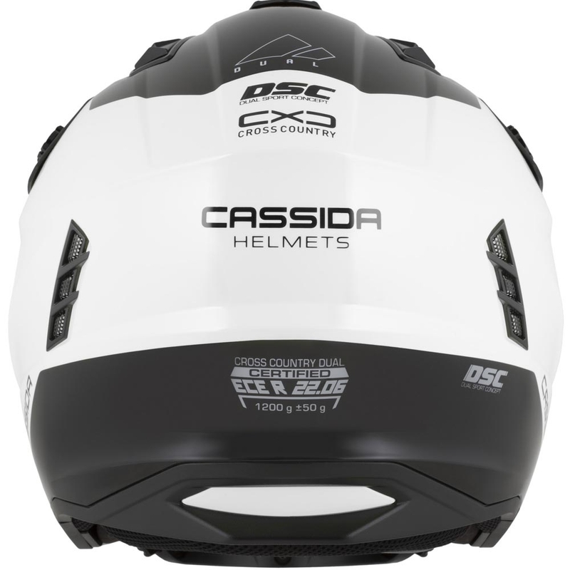 Modularna motociklistička kaciga Cassida Cross Country Dual bijelo-crna