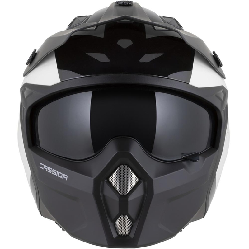 Modularna motociklistička kaciga Cassida Cross Country Dual bijelo-crna