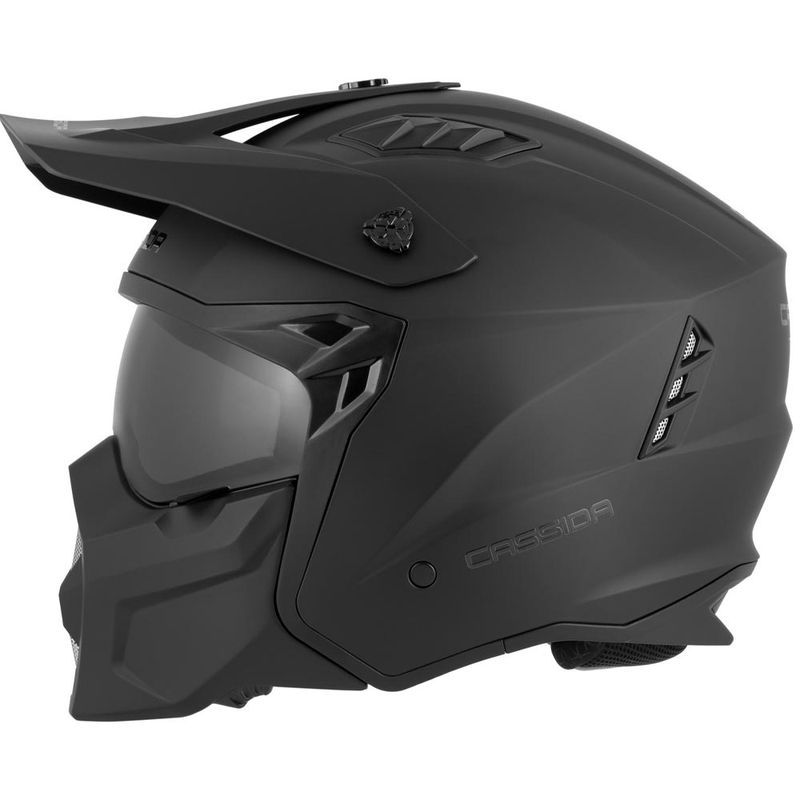 Modularna motociklistička kaciga Cassida Cross Country Dual mat crna