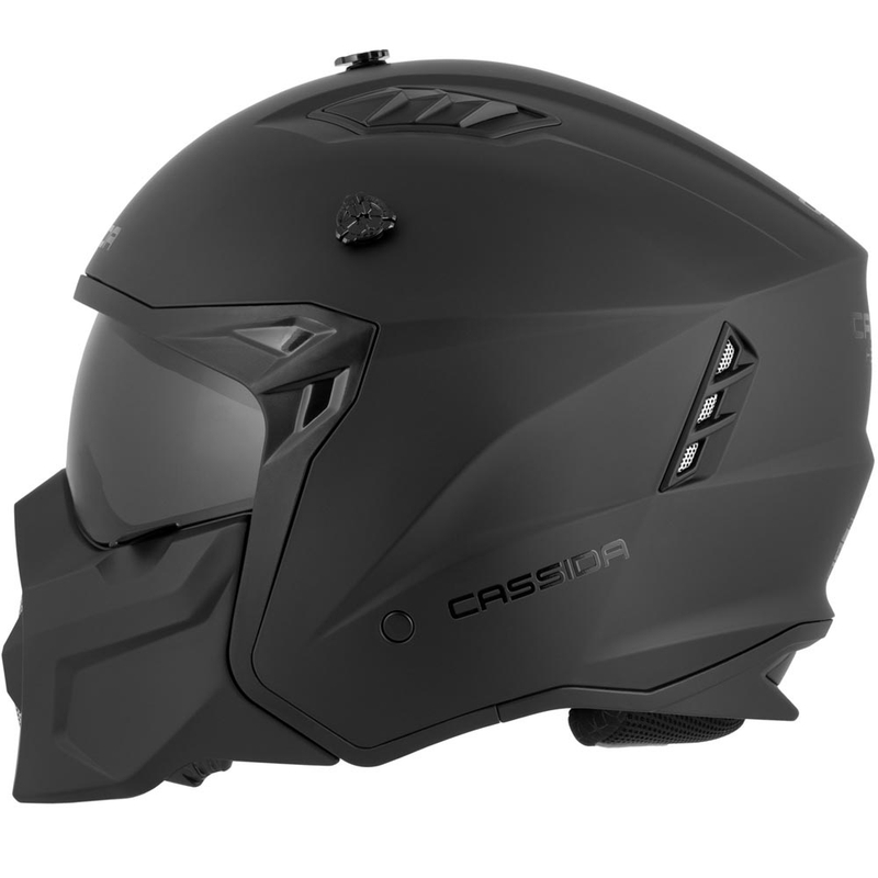Modularna motociklistička kaciga Cassida Cross Country Dual mat crna