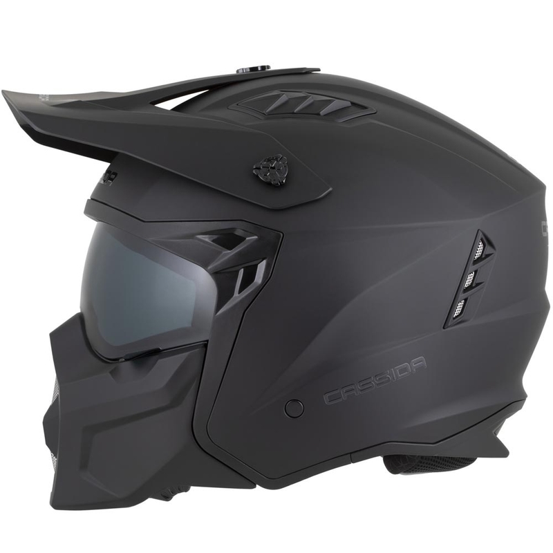Modularna motociklistička kaciga Cassida Cross Country Dual mat crna