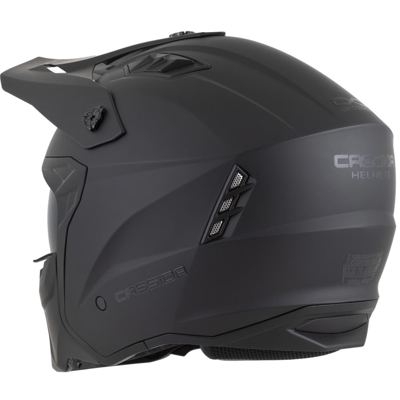 Modularna motociklistička kaciga Cassida Cross Country Dual mat crna