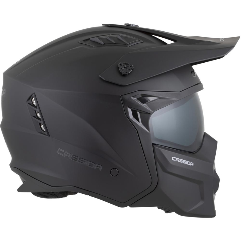 Modularna motociklistička kaciga Cassida Cross Country Dual mat crna