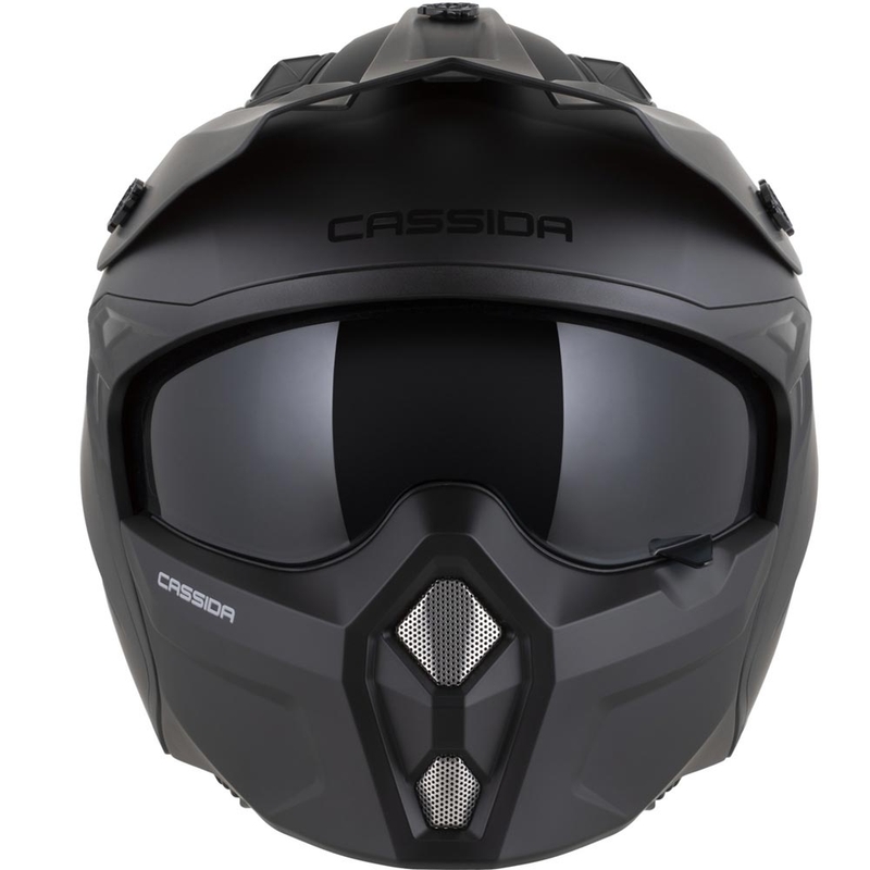 Modularna motociklistička kaciga Cassida Cross Country Dual mat crna