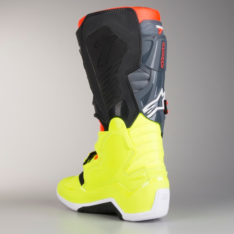Motorističke čizme Alpinestars Tech 7 crveno-fluo žute