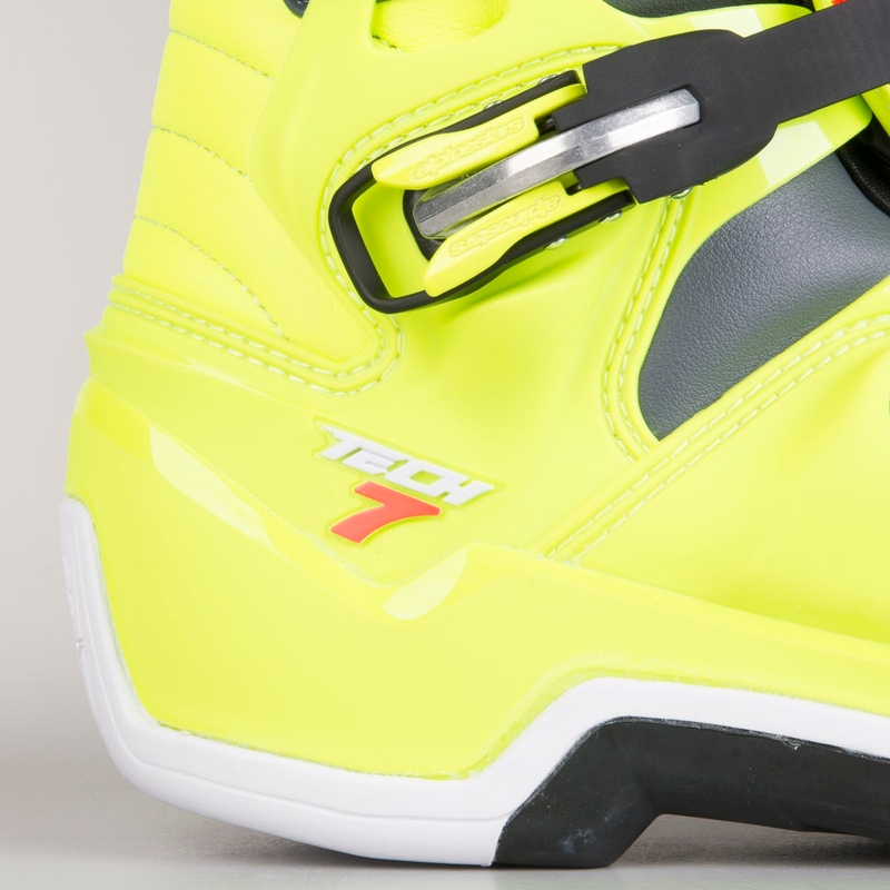Motorističke čizme Alpinestars Tech 7 crveno-fluo žute