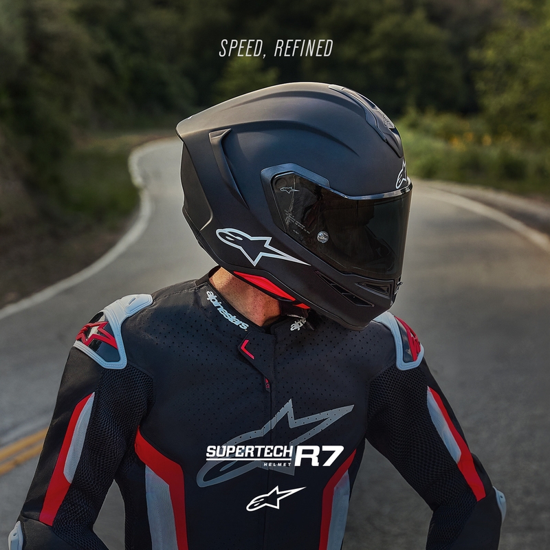 Alpinestars S-R7 Solid integralna motociklistička kaciga mat crna