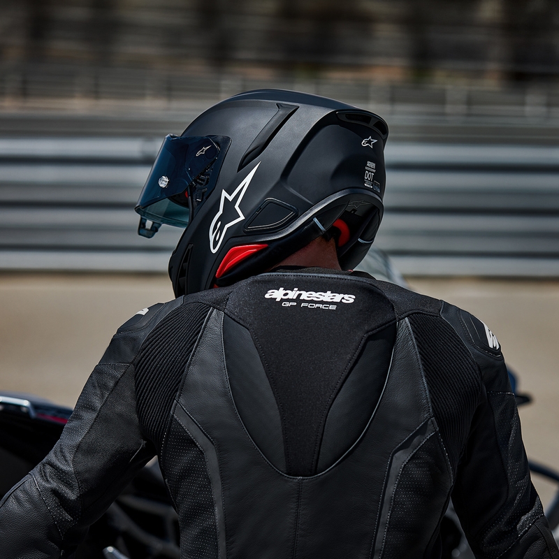 Alpinestars S-R7 Solid integralna motociklistička kaciga mat crna
