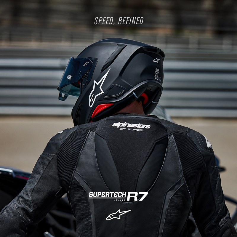 Alpinestars S-R7 Solid integralna motociklistička kaciga mat crna