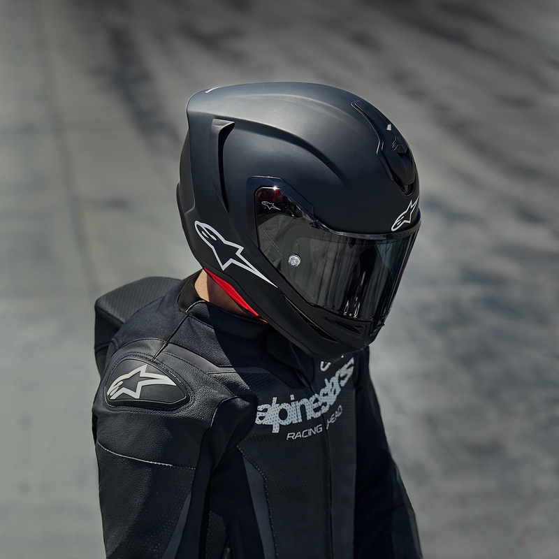 Alpinestars S-R7 Solid integralna motociklistička kaciga mat crna