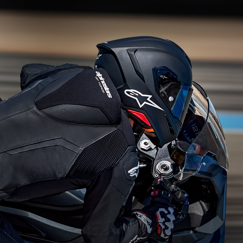 Alpinestars S-R7 Solid integralna motociklistička kaciga mat crna