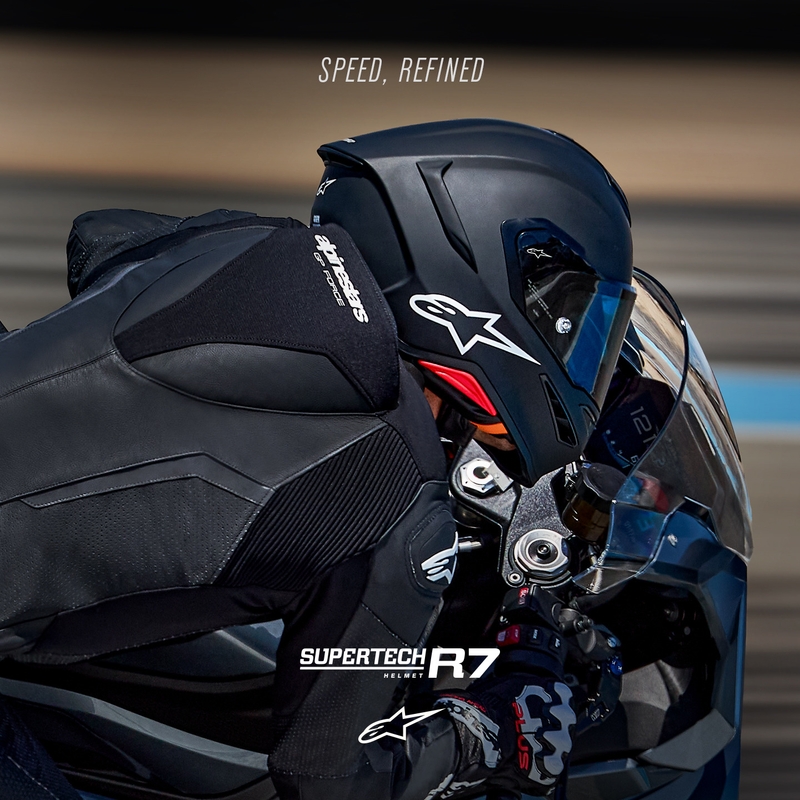 Alpinestars S-R7 Solid integralna motociklistička kaciga mat crna
