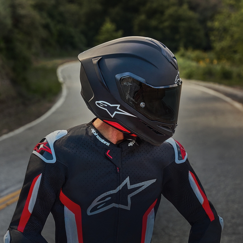 Alpinestars S-R7 Solid integralna motociklistička kaciga mat crna